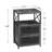Kempst Nightstand Set 2, Small Bedside Table with Drawers, Narrow Side End Table with Open Shelf, 2 Drawer Dresser for Bedroom/Living Room/Dorms-508203563-477887918