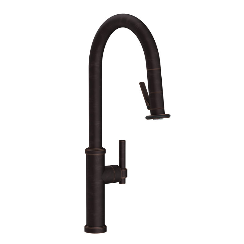 Pull-Down Kitchen Faucet - Trigger Spray, Venetian Bronze