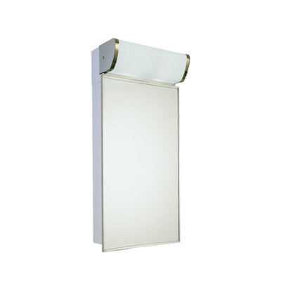 Levon 16 " H Framed Medicine Cabinet with Mirror