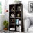 Wooden 4-Tier Floor Standing Open Bookshelf-1713054848