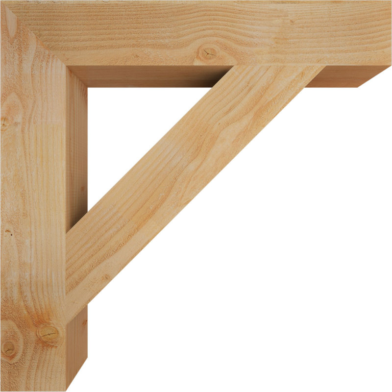 Support de bloc traditionnel, H 36 po x l 6 po x P 36 po, Douglas (sciage brut)
