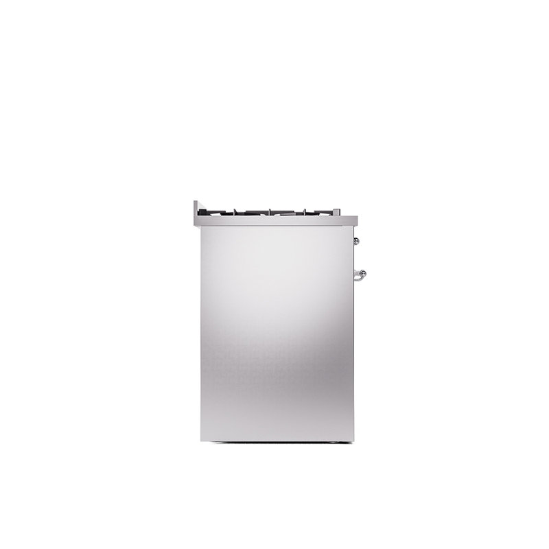 Cuisinière à double carburant 30 po ILVE Nostalgie II, Gaz naturel, Acier inoxydable / chrome