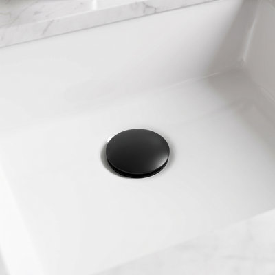 Bathroom Sink Pop-Up Drain With Overflow
