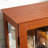 2 Doors Curio Cabinet With , Dark Oak Finish, Tempered Glass, Mirrored Back, And Adjustable Shelves For Home Or Office Display Of Prized Wine Collectibles Shelves, Displaying Exquisite In