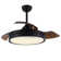 Aadvik 42" Retractable Ceiling Fan with LED Lights and Remote, 6-speed Reversible Fan