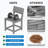Hikhdpe Patio Dining Chair Poly Chairs All-weather  (set Of 2)-1292952371