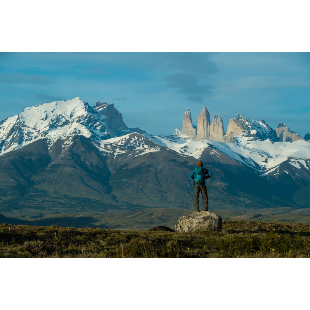 Wandern in Chiles Patagonien von AscentXmedia - Druck ohne Rahmen auf Leinwand