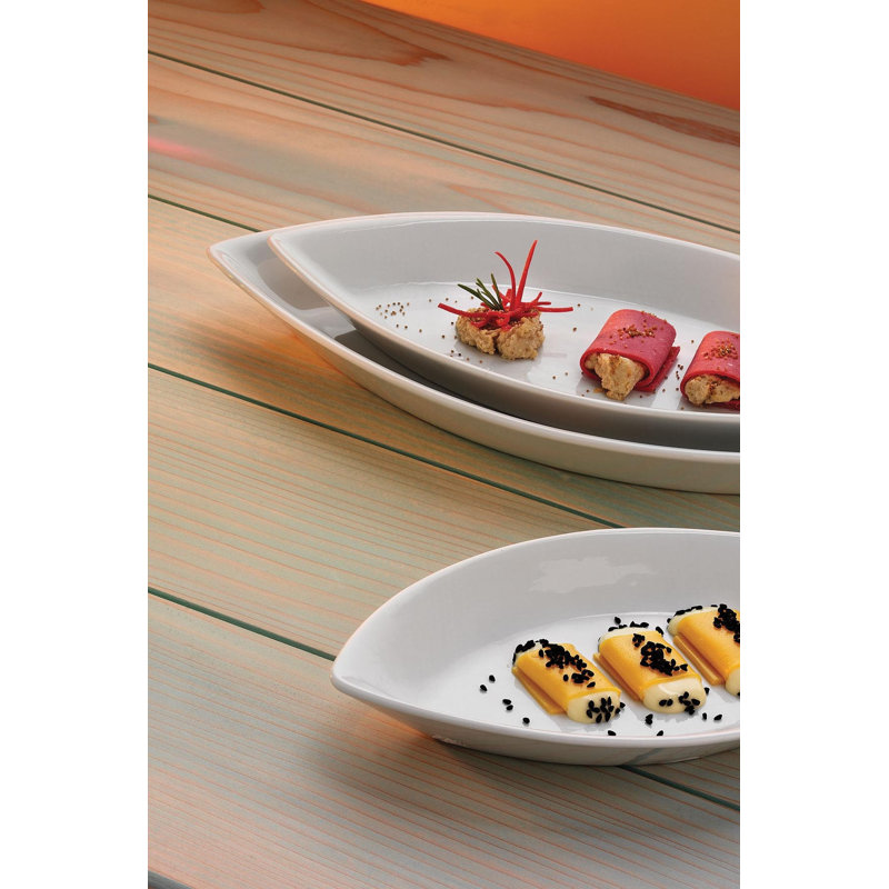 Elegant 12.6-Inch White Platter, 100% Porcelain | Dishwasher & Microwave Safe | Perfect for Serving Appetizers, Desserts & Main Dishes | Ideal for Entertaining & Everyday Use, Durable and Stylish Design