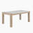 VANILLA REAL MARBLE DINNG TABLE