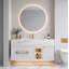 Meuble-lavabo mural blanc 36 po Sienna