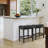 Upholstered Counter Stool With Solid Wood Frame (set Of 4)-1472358471-1472358468