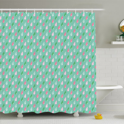 Gardena Shower Curtain with Hooks Included