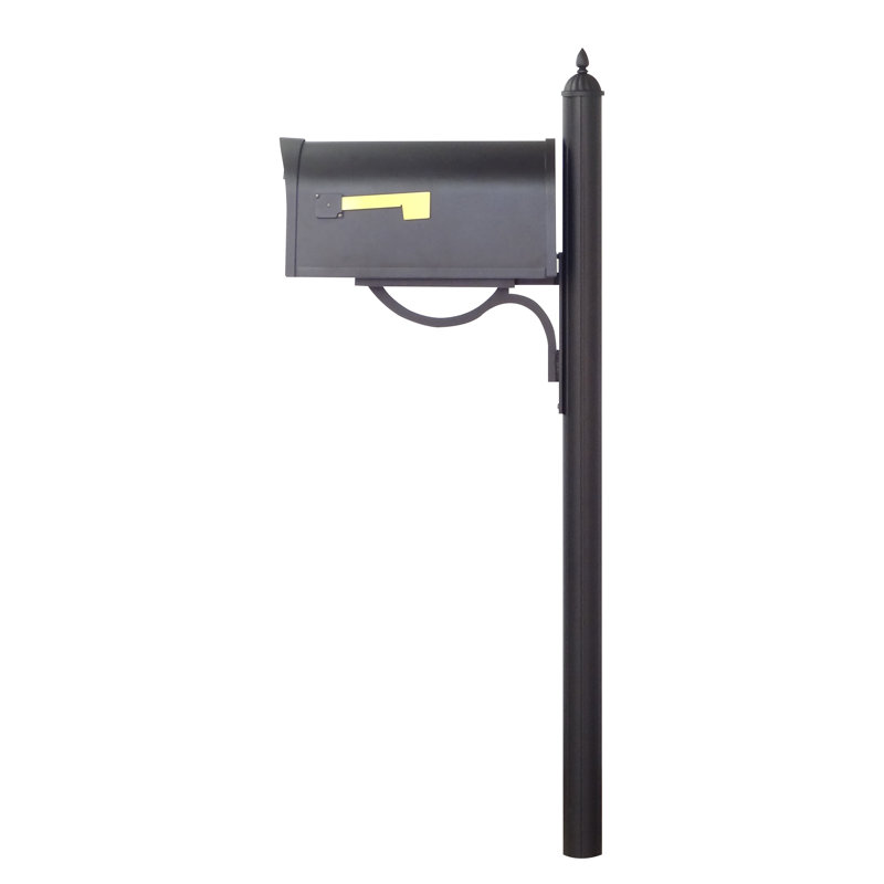 Boîte aux lettres classique avec bordure incluse, Noir