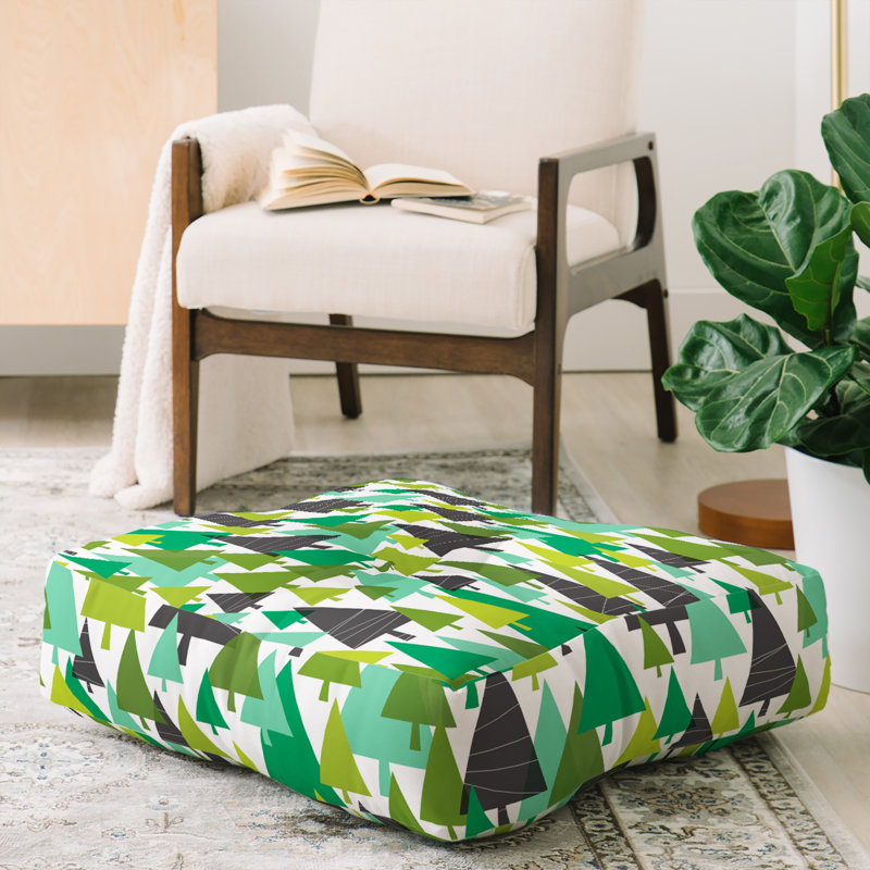 Heather Dutton Winter Woods Floor Pillow