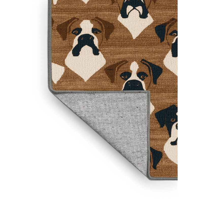  Tapis lavable Boxer Dogs, Rectangulaire 2 pi x 3 pi