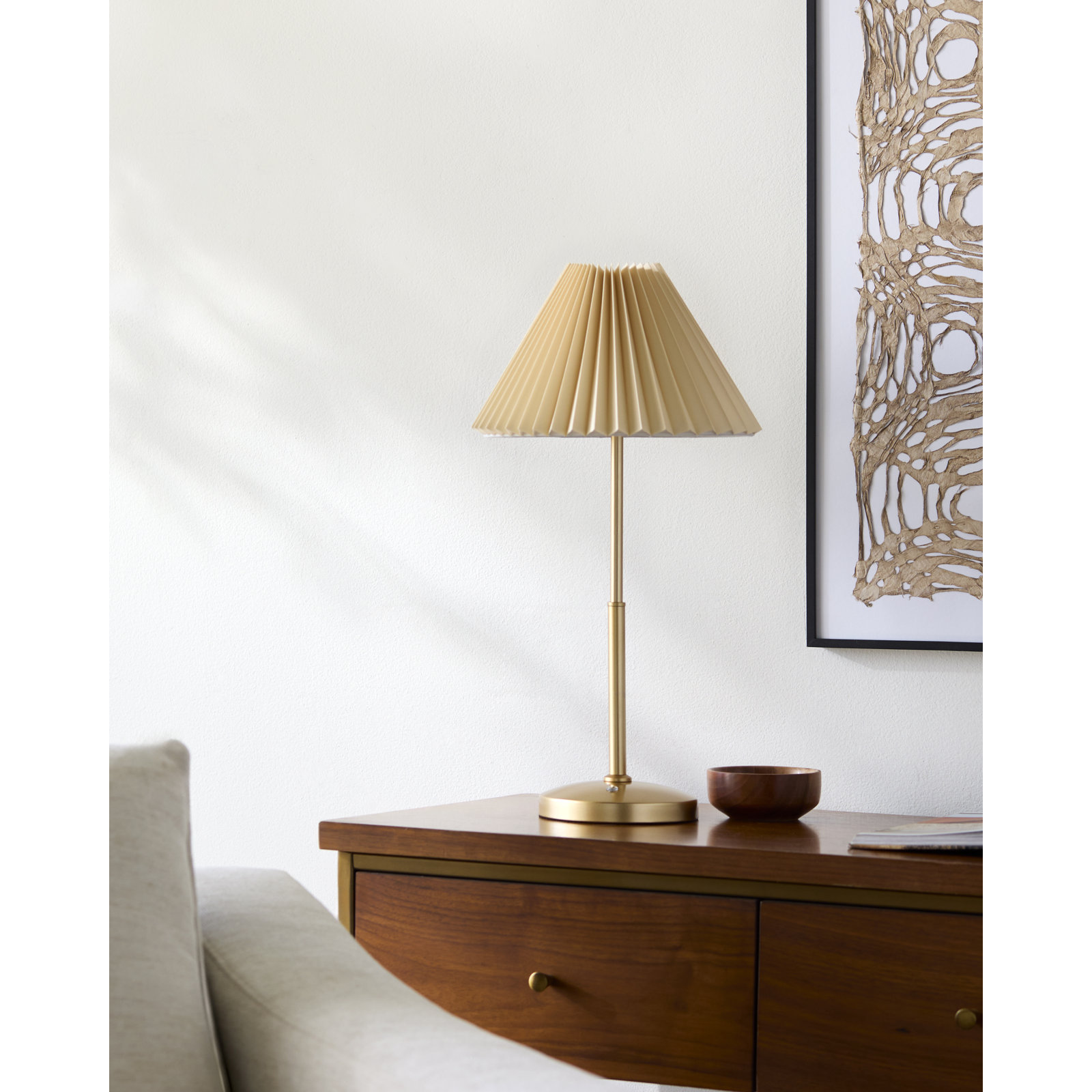 Juna Table Lamp, Gold