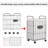 Collapsible Rolling Iron Wire Laundry Hamper