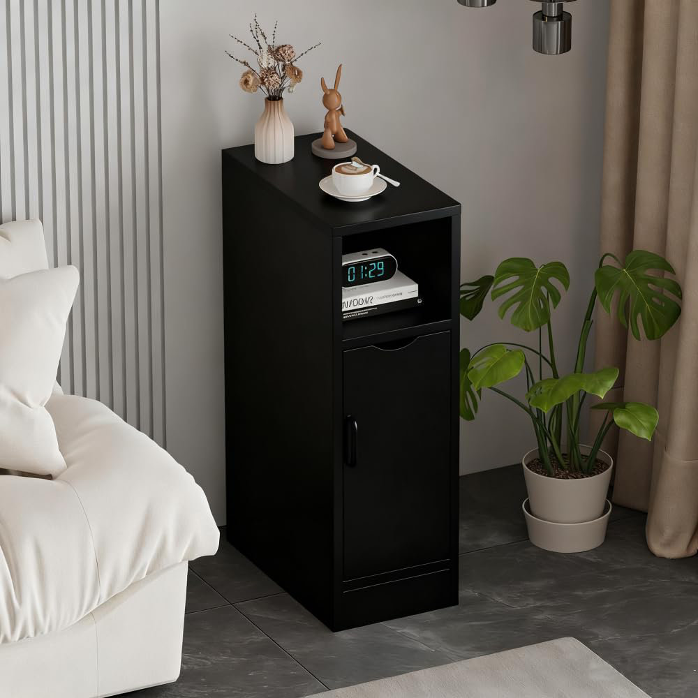 35cm W Manufactured Wood Bedside Table