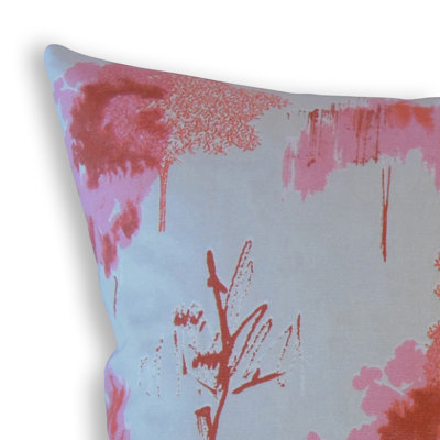Kaira Ikat Feather Reversible Throw Pillow