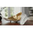 Modern Decorative Curled Metal Leaf Sculpture for Tabletop Home Decor - Abstract Nature-Inspired Object for Living Room, or Office Decoration - White-256915982-256915981
