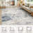 Dagmar Abstract Area Rug Machine Washable Modern Low-Pile Carpet for Living Room, Bedroom Office-750314837-755991378