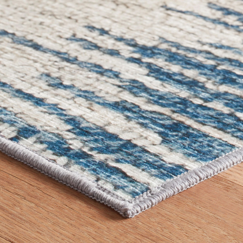 Moss Moonlight Machine Washable Rug, Rectangle 6' x 9'