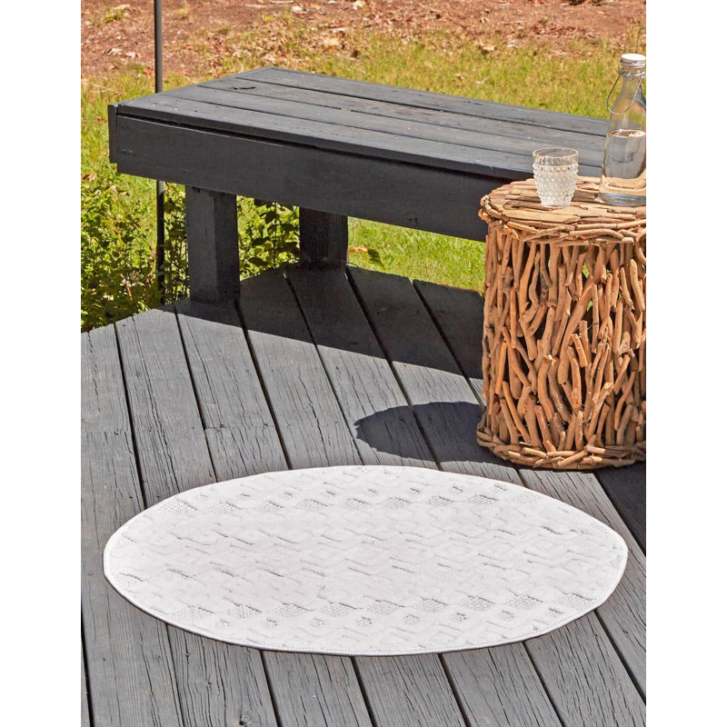 Tapis intérieur / extérieur Grigg, Rond 3 pi