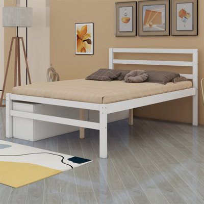 Platform Bed With Removable Storage Shelves BuiltIn Two Storage Drawers For Added Convenience