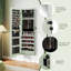 Organisateur de rangement pour armoire à bijoux avec lumières et tiroir-1695630801