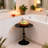 Stylish Round Metal End Table-1113959881