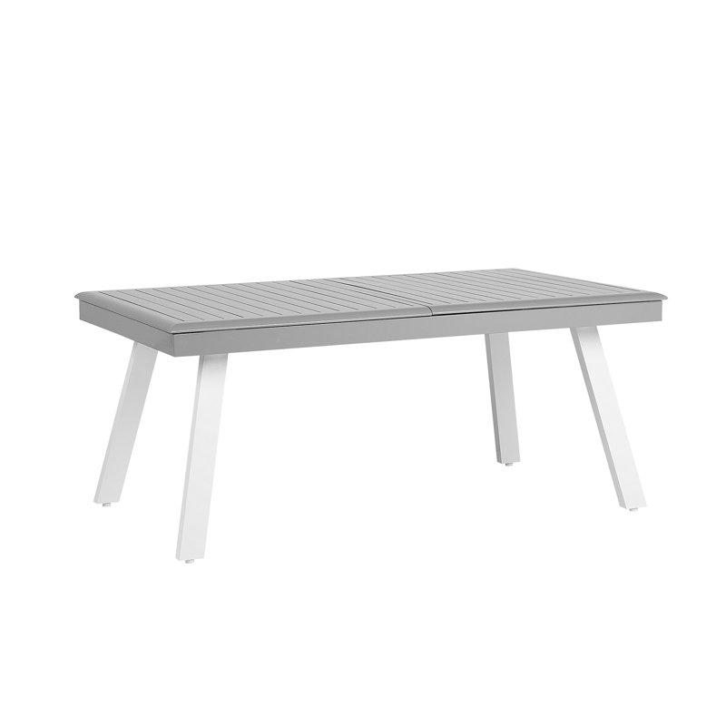 Stansberry Rectangular Metal Extendable Outdoor Dining Table , 175cm cm W 100cm cm D