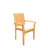 Massie 2 - Person Teak Wood Patio Dining Set with Round Table-1070027412