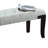 Bench, White Faux Leather Covering, Solid Hardwood Legs For A Beautiful Bedroom, Living Room, Foyer Bench With Accents, Perfect Stylish And-1050932592