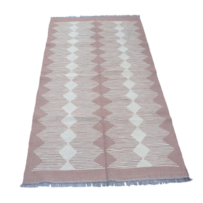 Cameil Geometric Hand Woven 125cm X 205cm Area Rug