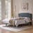 Zero Gravity Adjustable Bed with Upholstered Headboard