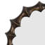 Miroir 35 po, bronze