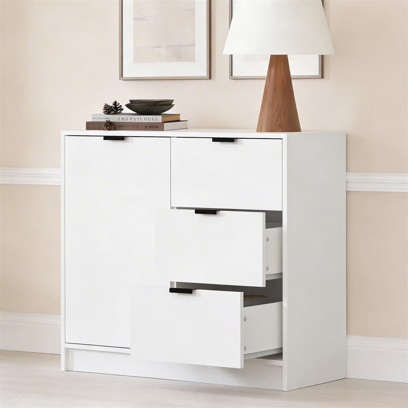 Phoenix 3 Drawer Compact Sideboard