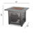 Endless Summer, 30" Square LP Gas Outdoor Fire Pit with Mosaic Slate Tile Mantel