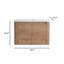 Meuble-lavabo flottant mural moderne 30 po (armoire seulement)