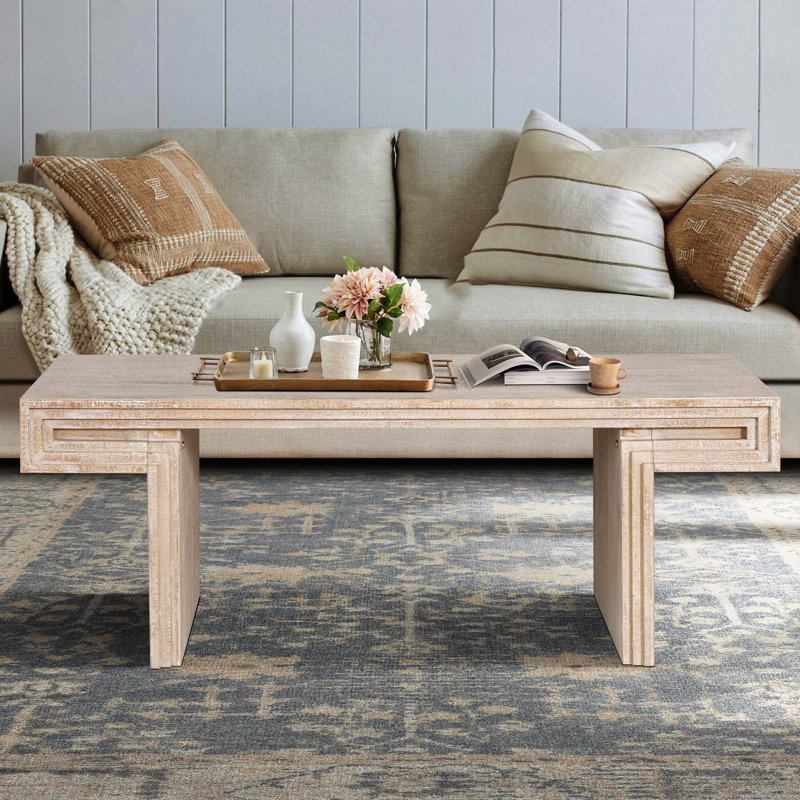Table basse American Vintage, Naturel antique
