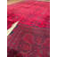 Tapis en laine et coton rouge noué à la main Original