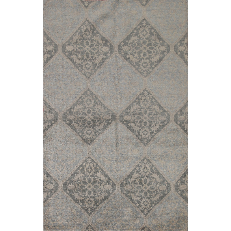 Tapis géométrique indien 5 x 8