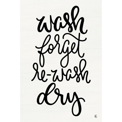 «Wash and Forget» par Fearely Made Creations - impression