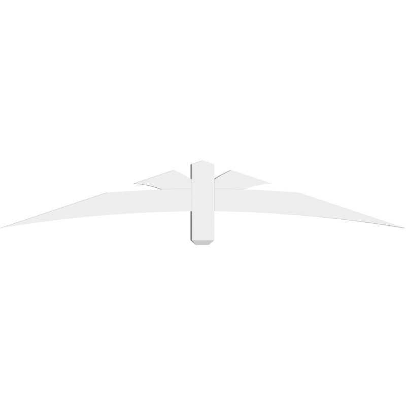 Support pour pignon Davenport, H 12 po x l 72 po (pas: 4/12), P 2 po x F 4 po, Signature uréthane