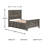 Frandern Full Panel Bed With Storage