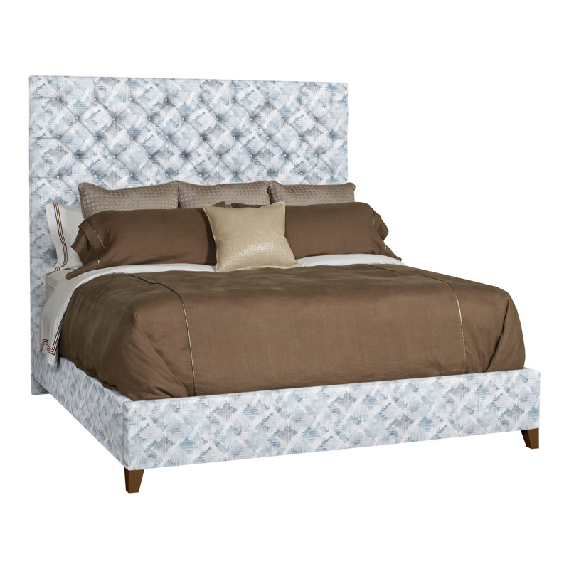 Grace/Griffin Upholstered Bed, Hampton, Tuck Graphite, King