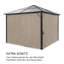 Blumfeldt Polyester Side Wall for Gazebo-119568623-119568625