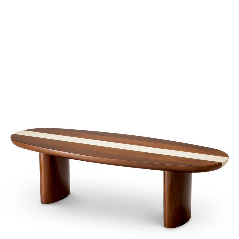 Coffee Table Jenson Mahogany Wood High Gloss