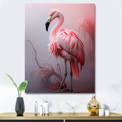 Laida " Minimalism Flamingo Portrait "