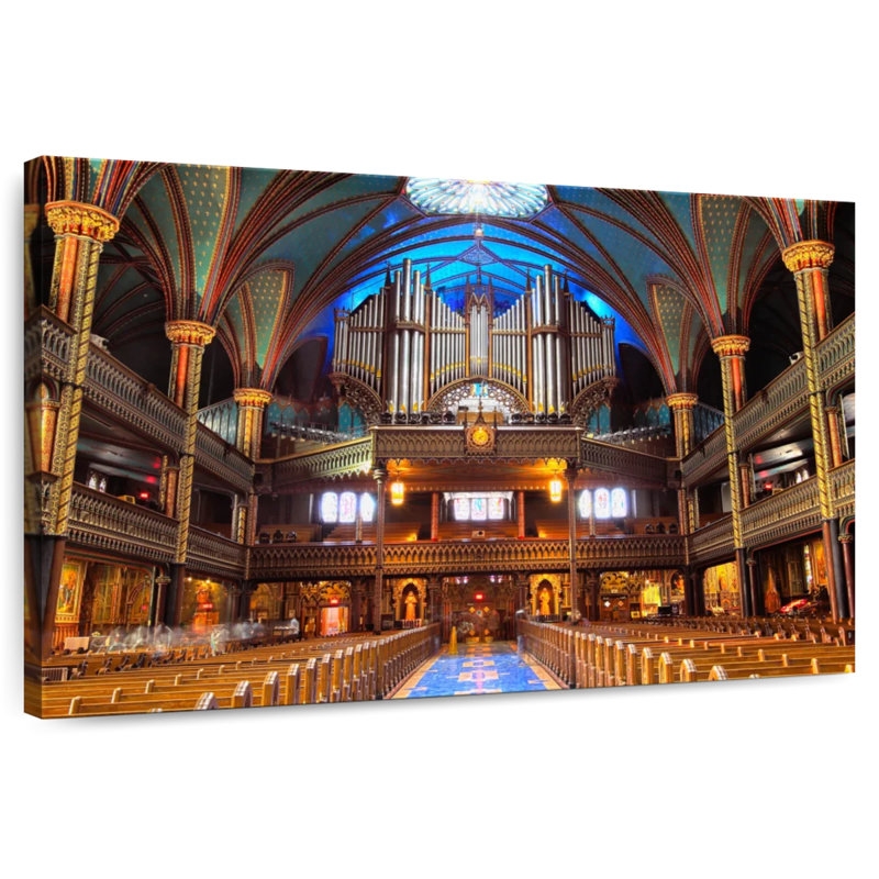Orgue à tuyaux Notre Dame Basilica, H 8 po x l 12 po